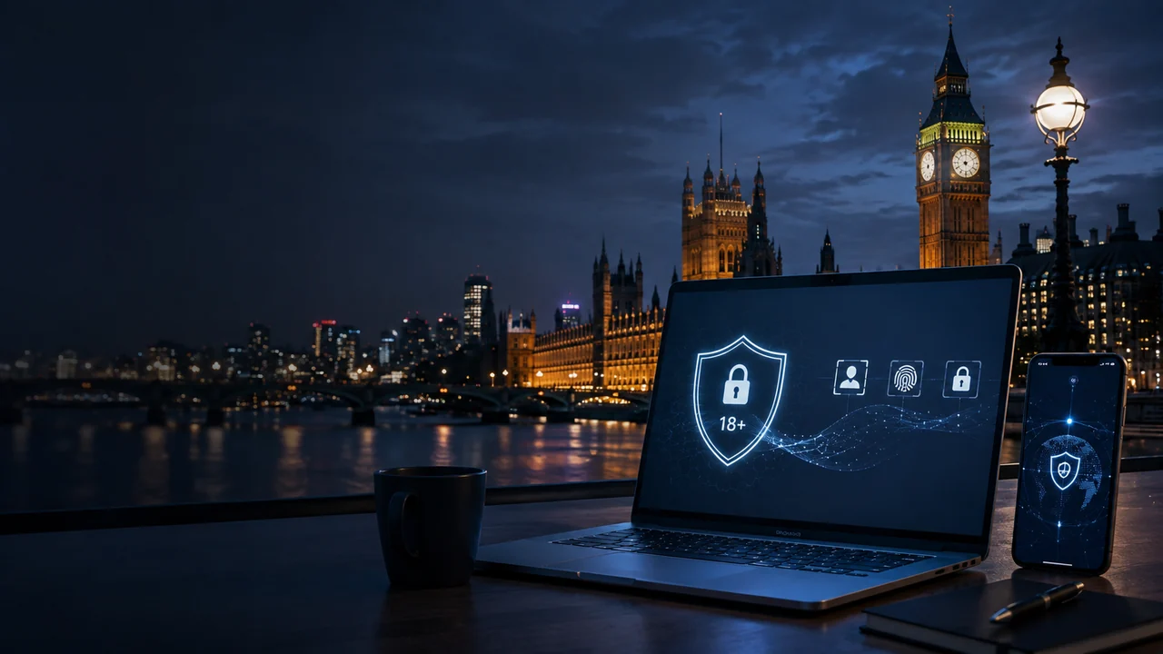 London age-assurance and network privacy concept