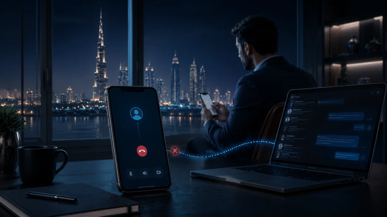 Mobile voice call failing to connect in the UAE