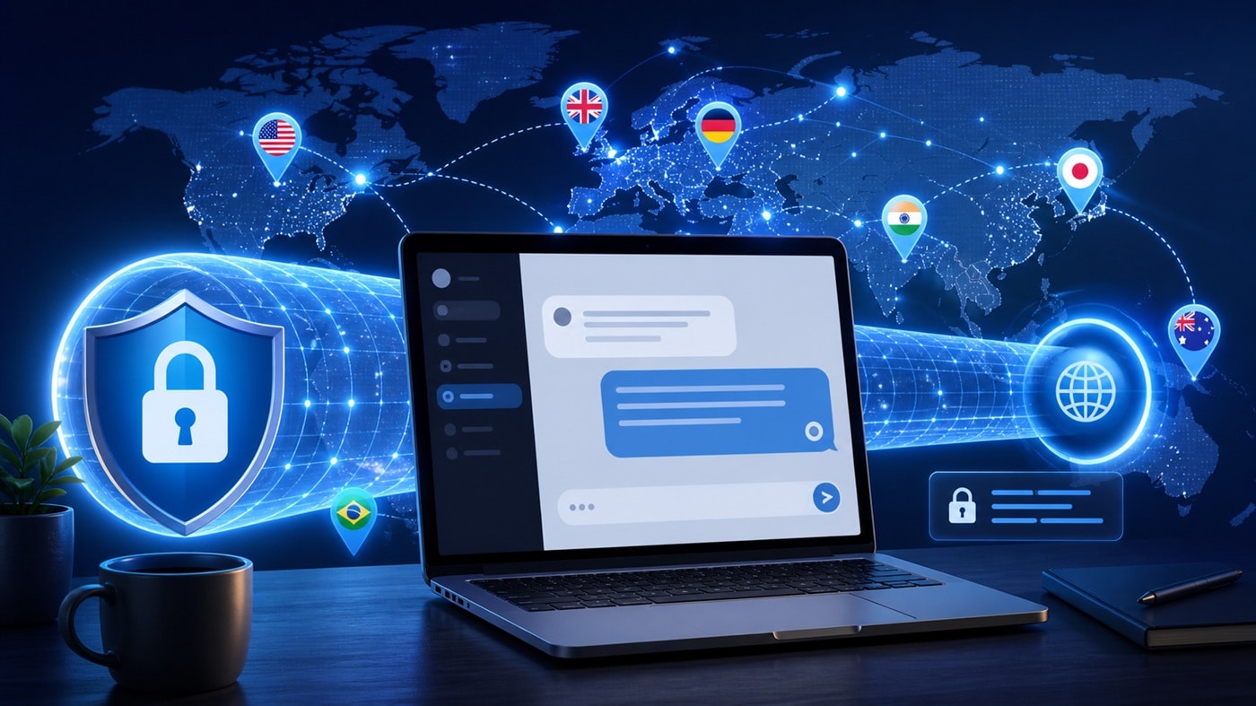 Claude AI access issue with a secure VPN connection